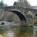 The bridge at Badger's Holt, Uni: A Trip to Venford Resevoir, Dartmoor, Devon - 18th January 1987