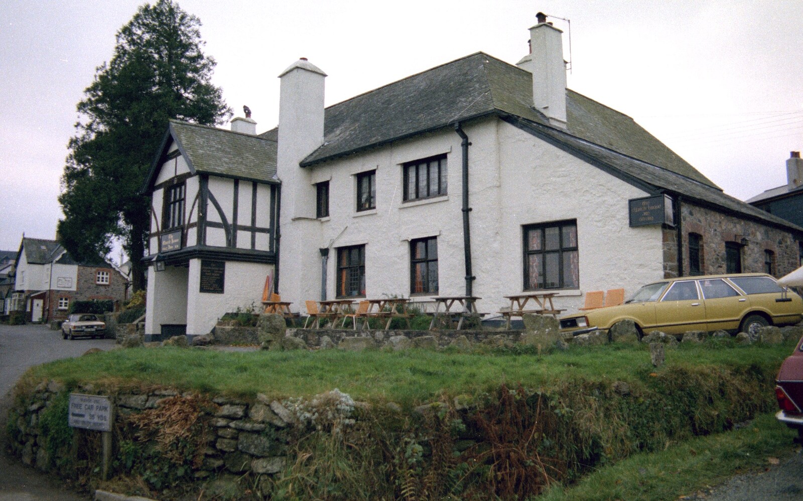 The Church Inn at Holne from Uni: A Trip to Venford Resevoir, Dartmoor, Devon - 18th January 1987
