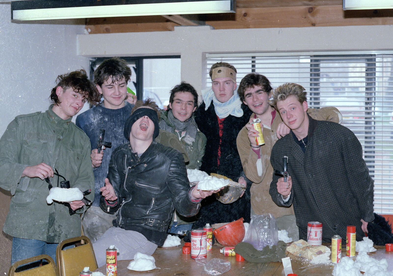 The Hit Squad is unmasked in the SU office from Uni: The Pirate RAG Hit Squad, Plymouth Polytechnic, Devon - 8th February 1987