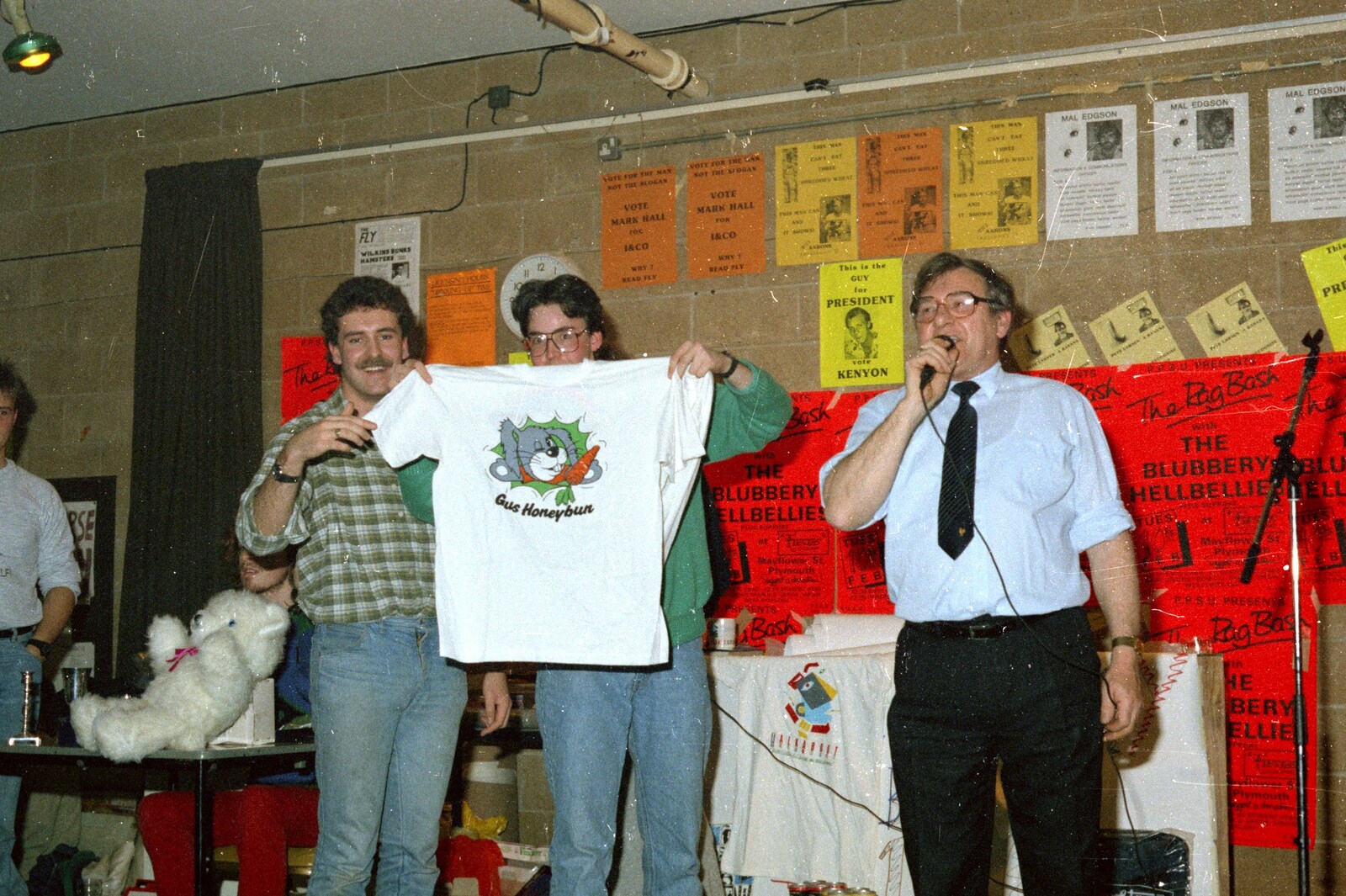 A Gus Honeybun teeshirt is up for grabs from Uni: Pirate RAG Bash, Games Nights and Brian's Beard, PPSU, Plymouth - 10th February 1987