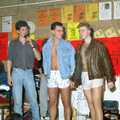 Boys in boxer shorts, Uni: Pirate RAG Bash, Games Nights and Brian's Beard, PPSU, Plymouth - 10th February 1987