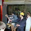 One of the lecturers gets some revenge, Uni: Pirate RAG Bash, Games Nights and Brian's Beard, PPSU, Plymouth - 10th February 1987