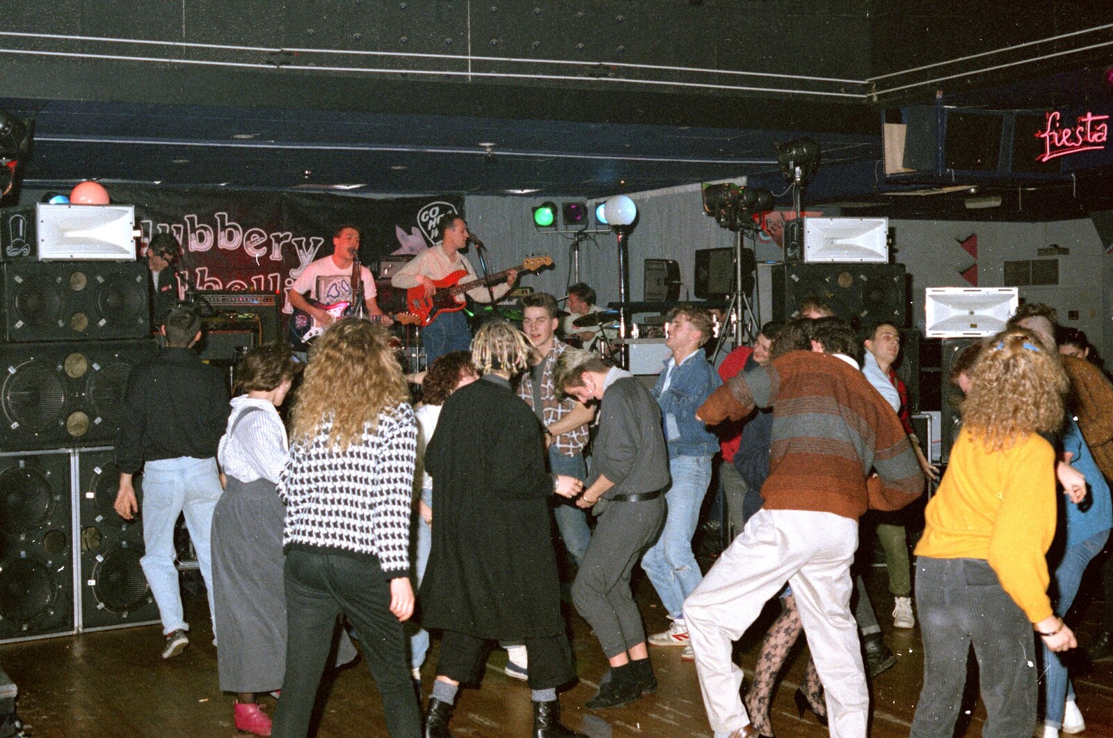 The Blubbery Hellbellies in Fiesta nightclub from Uni: Pirate RAG Bash, Games Nights and Brian's Beard, PPSU, Plymouth - 10th February 1987
