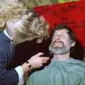 The shave commences, Uni: Pirate RAG Bash, Games Nights and Brian's Beard, PPSU, Plymouth - 10th February 1987