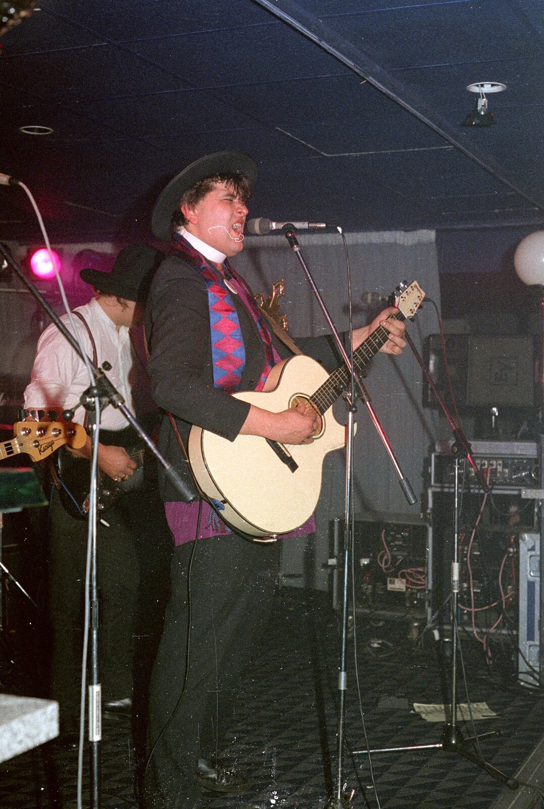 The Hellbellies' guitarist from Uni: Pirate RAG Bash, Games Nights and Brian's Beard, PPSU, Plymouth - 10th February 1987
