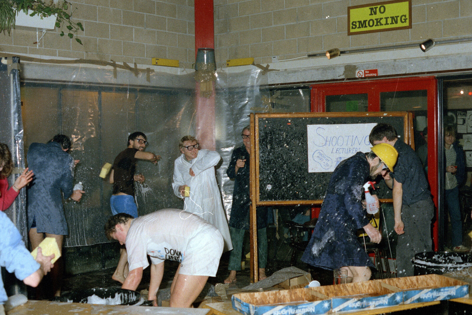 It's all-out sponge wars from Uni: Pirate RAG Bash, Games Nights and Brian's Beard, PPSU, Plymouth - 10th February 1987
