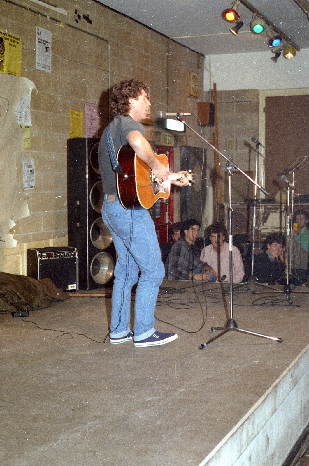 An acoustic guitar moment from Uni: The Pirate RAG Review, PPSU Students' Union, Plymouth - 11th February 1987