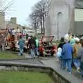 The floats finish up on Portland Place, Uni: The PPSU Pirate RAG Parade, Plymouth, Devon - 14th February 1987