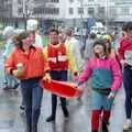 On Derry's Cross roundabout, Uni: The PPSU Pirate RAG Parade, Plymouth, Devon - 14th February 1987