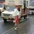 Tim Collins on Exeter Street, Uni: The PPSU Pirate RAG Parade, Plymouth, Devon - 14th February 1987