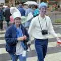 A couple of smurfs on Old Town Street, Uni: The PPSU Pirate RAG Parade, Plymouth, Devon - 14th February 1987