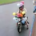 A bearded motorbike rider, Uni: The PPSU Pirate RAG Parade, Plymouth, Devon - 14th February 1987