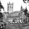 Buckfast Abbey in Buckfastleigh, Uni: The Second Year in Black and White, Plymouth Polytehnic, Devon - 8th March 1987