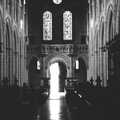 The nave in Buckfast Abbey, Uni: The Second Year in Black and White, Plymouth Polytehnic, Devon - 8th March 1987