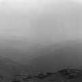 Misty interlocking hills on Dartmoor, Uni: The Second Year in Black and White, Plymouth Polytehnic, Devon - 8th March 1987