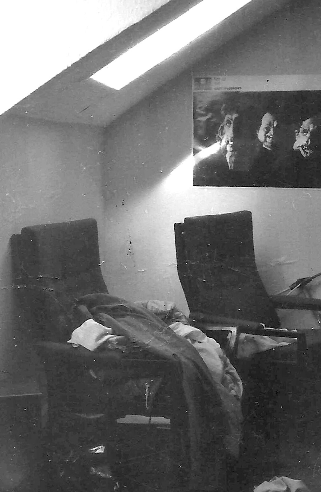 The only extant photo of Nosher's Mount Street bedroom from Uni: The Second Year in Black and White, Plymouth Polytehnic, Devon - 8th March 1987