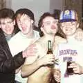 Ian Dunwoody with no shirt and funky shades, Uni: Simon Read's Party, North Road East, Plymouth - 10th March 1987