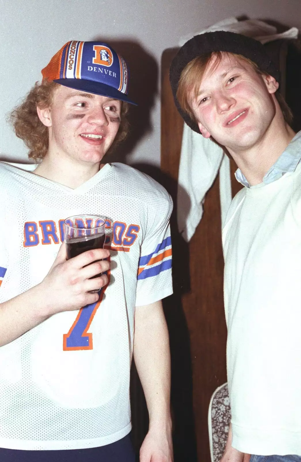 Denver Broncos, from Uni: Simon Read's Party, North Road East, Plymouth - 10th March 1987