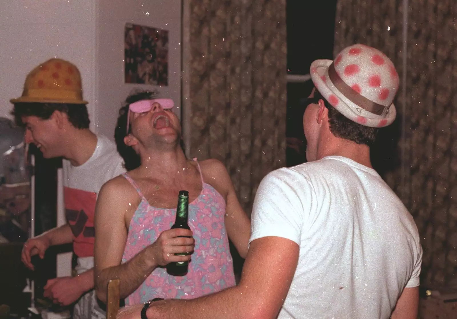 Dunwoody has a laff, from Uni: Simon Read's Party, North Road East, Plymouth - 10th March 1987