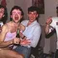 Ian Dunwoody apparently wearing girls' knickers, Uni: Simon Read's Party, North Road East, Plymouth - 10th March 1987