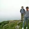 Dave, John and Riki at Whitsand Bay, A Trip to Trotsky's Mount, Dartmoor, Devon - 20th March 1987