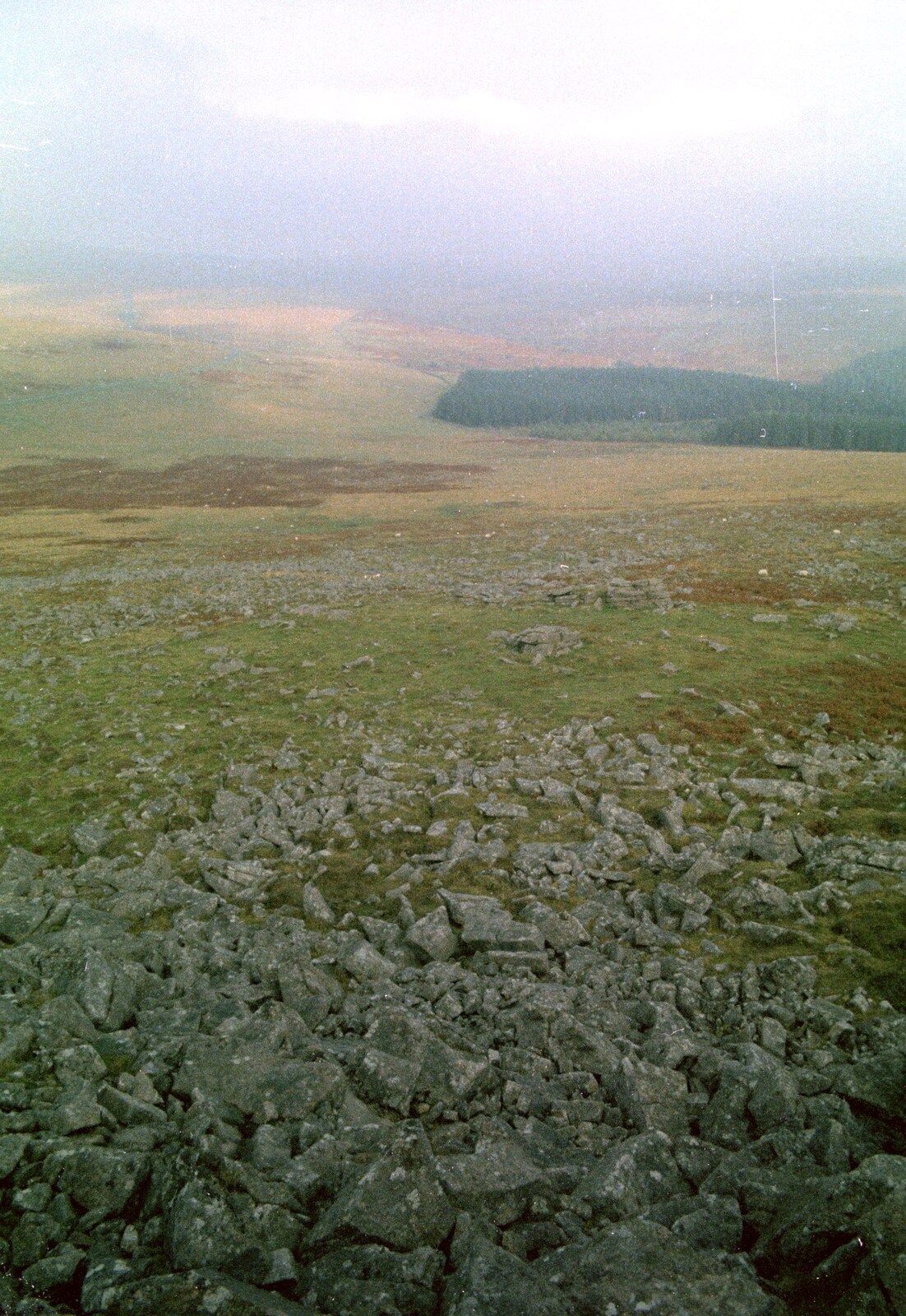 A view of Dartmoor from A Trip to Trotsky's Mount, Dartmoor, Devon - 20th March 1987