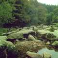 River rocks, A Trip to Trotsky's Mount, Dartmoor, Devon - 20th March 1987