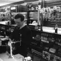 Brian pours a beer, Uni: Scenes from the PPSU Bar, Plymouth, Devon - 2nd April 1987