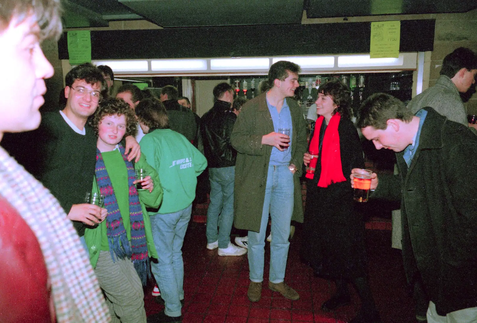 It's busy down at the Little Bar, from Uni: Scenes from the PPSU Bar, Plymouth, Devon - 2nd April 1987
