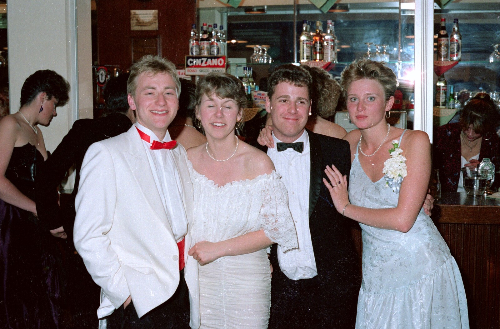 Nick Aarons and his posse from Uni: PPSU May Ball, The Guildhall, Plymouth - 4th May 1987
