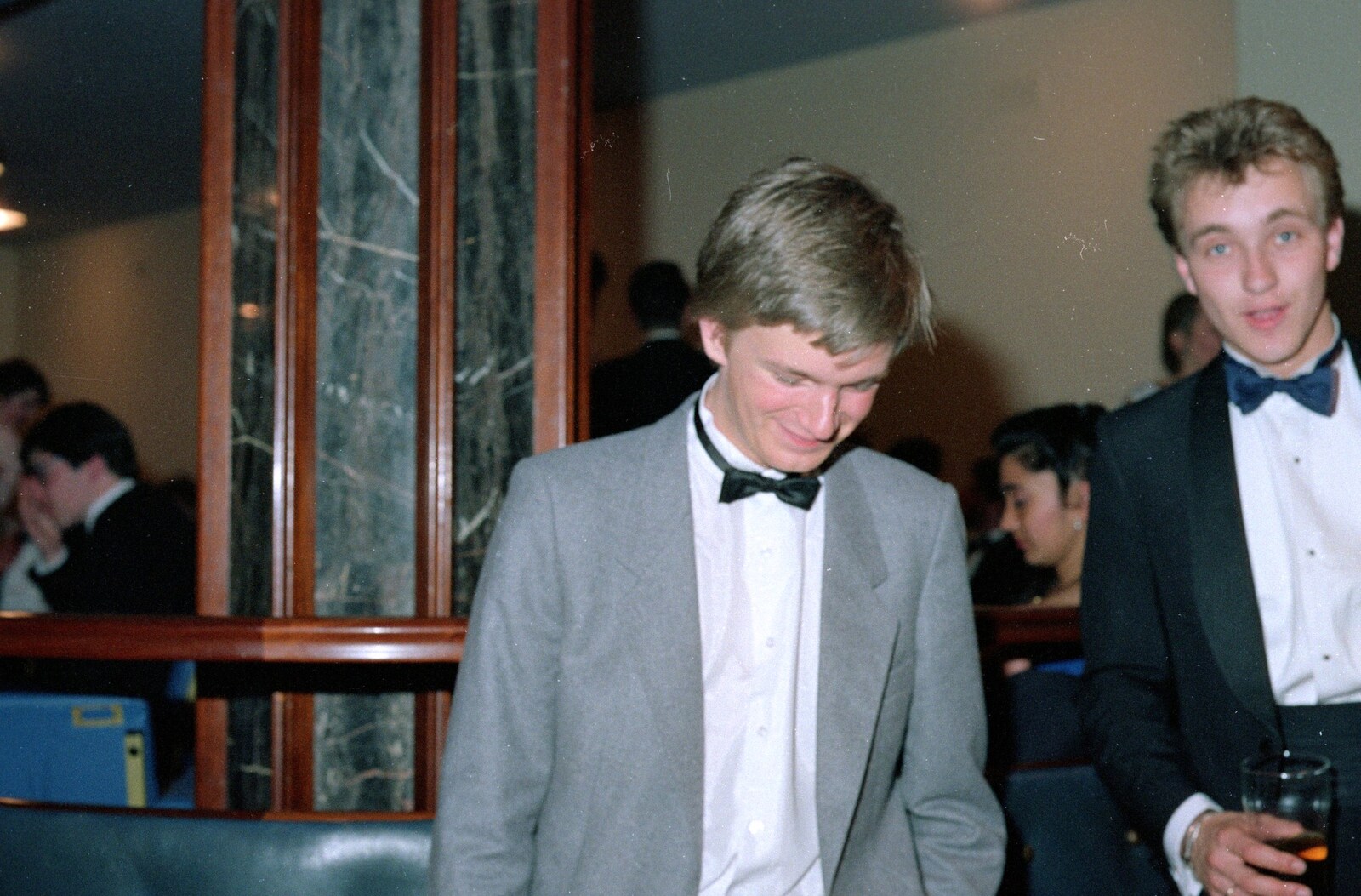 Nosher: boy in grey from Uni: PPSU May Ball, The Guildhall, Plymouth - 4th May 1987