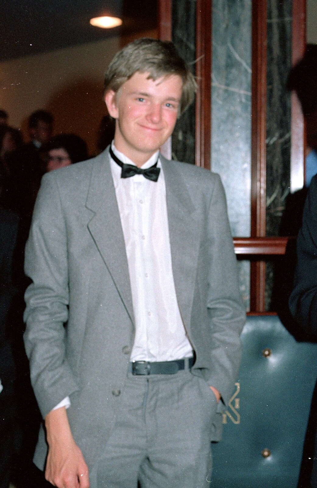 Nosher in a grey suit from Uni: PPSU May Ball, The Guildhall, Plymouth - 4th May 1987
