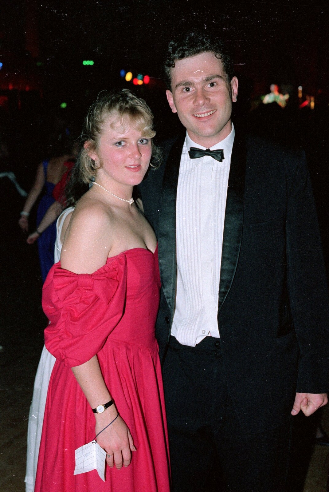 Martin and his girl from Uni: PPSU May Ball, The Guildhall, Plymouth - 4th May 1987