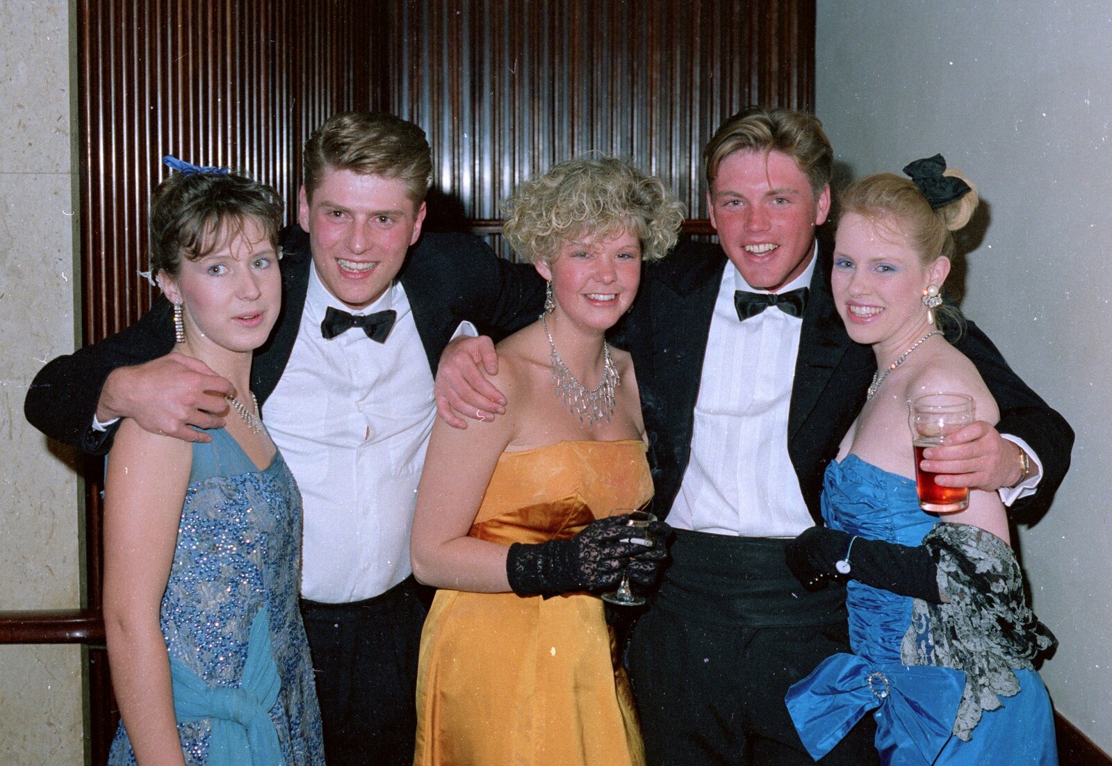 Business Studies group from Uni: PPSU May Ball, The Guildhall, Plymouth - 4th May 1987