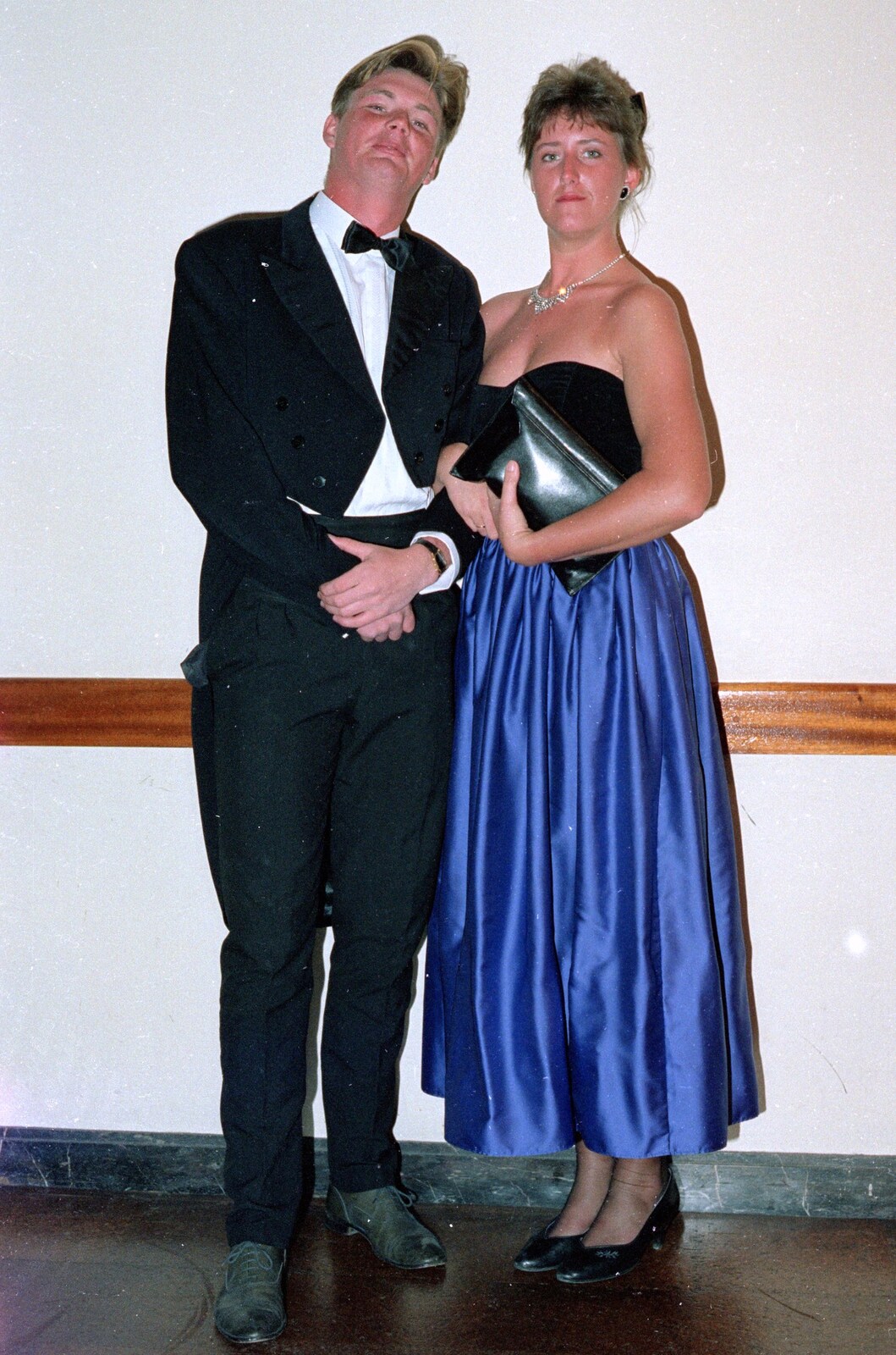 Serious posing from Uni: PPSU May Ball, The Guildhall, Plymouth - 4th May 1987