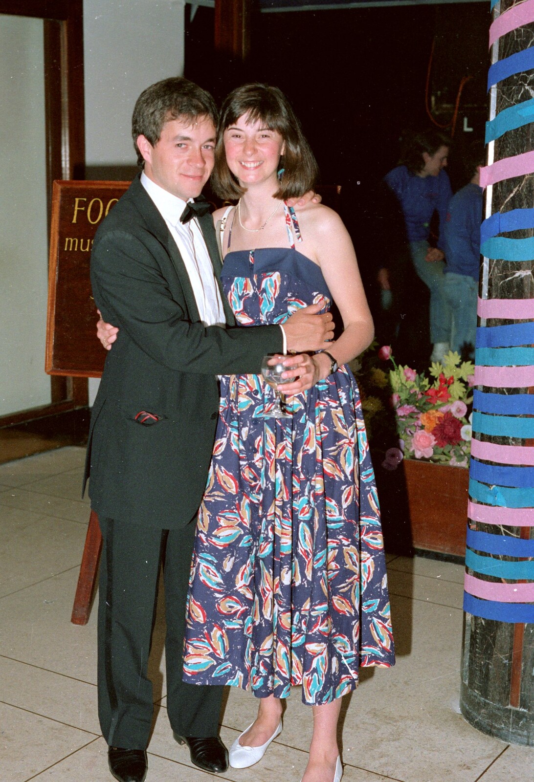 Andy Groves and his girlfriend from Uni: PPSU May Ball, The Guildhall, Plymouth - 4th May 1987
