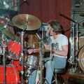 Support band drumming, Uni: PPSU May Ball, The Guildhall, Plymouth - 4th May 1987