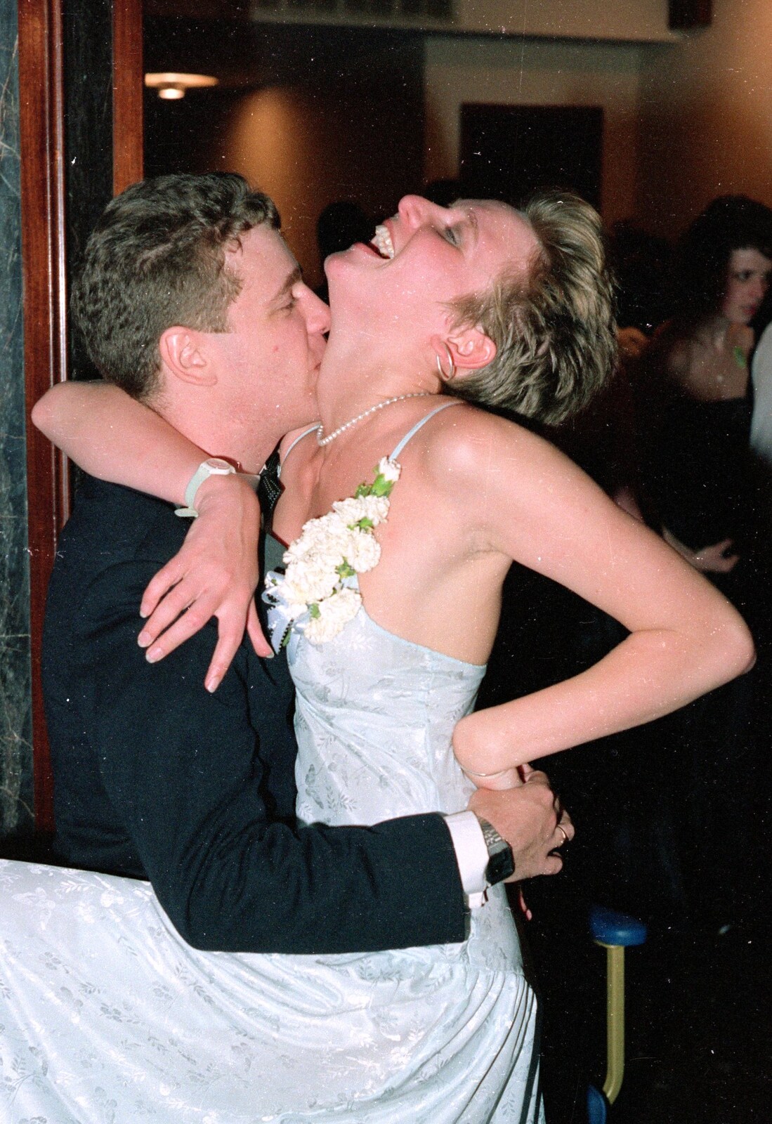 A kiss on the neck from Uni: PPSU May Ball, The Guildhall, Plymouth - 4th May 1987
