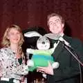 Dave Archer fulfils a lifelong ambition to hold Gus, Uni: PPSU May Ball, The Guildhall, Plymouth - 4th May 1987