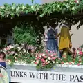 A float of flowers, Chantal and Andy's Wedding, and the Lord Mayor's Parade, Plymouth - 20th May 1987