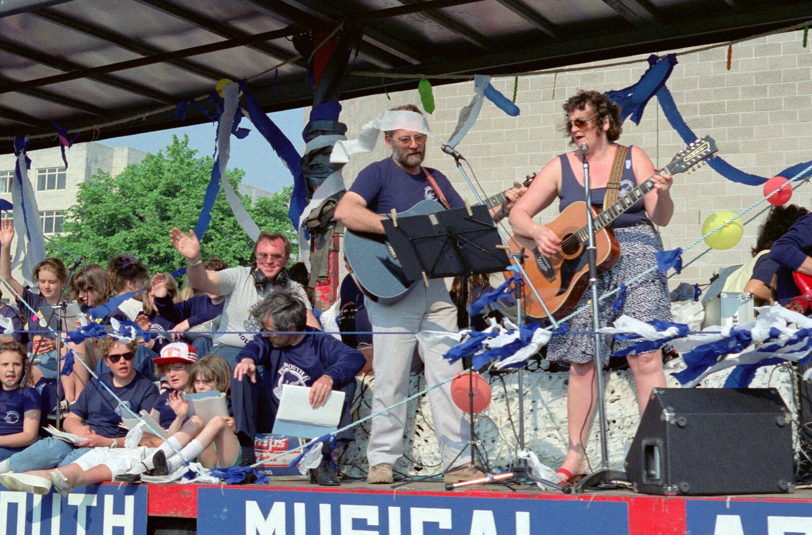 Another musical float from Chantal and Andy's Wedding, and the Lord Mayor's Parade, Plymouth - 20th May 1987