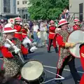 Full-on leapoard skins, Chantal and Andy's Wedding, and the Lord Mayor's Parade, Plymouth - 20th May 1987