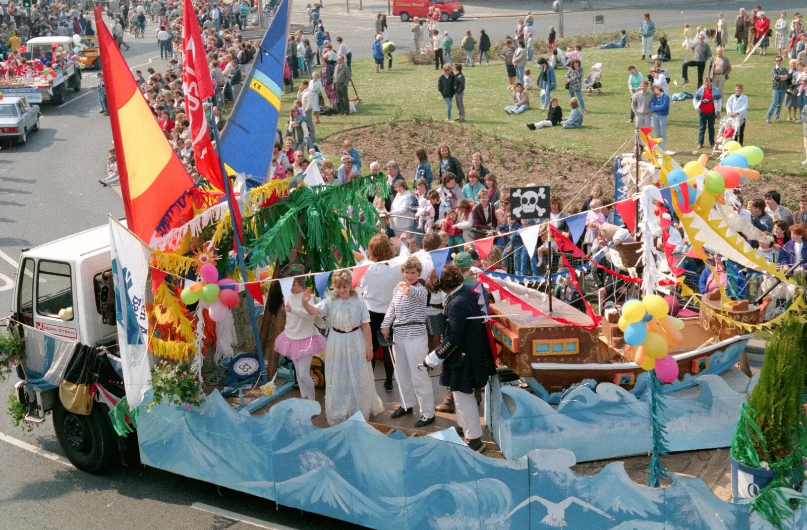 A desert island float, from Chantal and Andy's Wedding, and the Lord Mayor's Parade, Plymouth - 20th May 1987