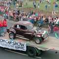 There's a custom hot-rod on a trailer, Chantal and Andy's Wedding, and the Lord Mayor's Parade, Plymouth - 20th May 1987