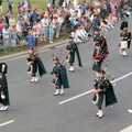 A pipe band , Chantal and Andy's Wedding, and the Lord Mayor's Parade, Plymouth - 20th May 1987