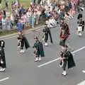 A pipe band, Chantal and Andy's Wedding, and the Lord Mayor's Parade, Plymouth - 20th May 1987