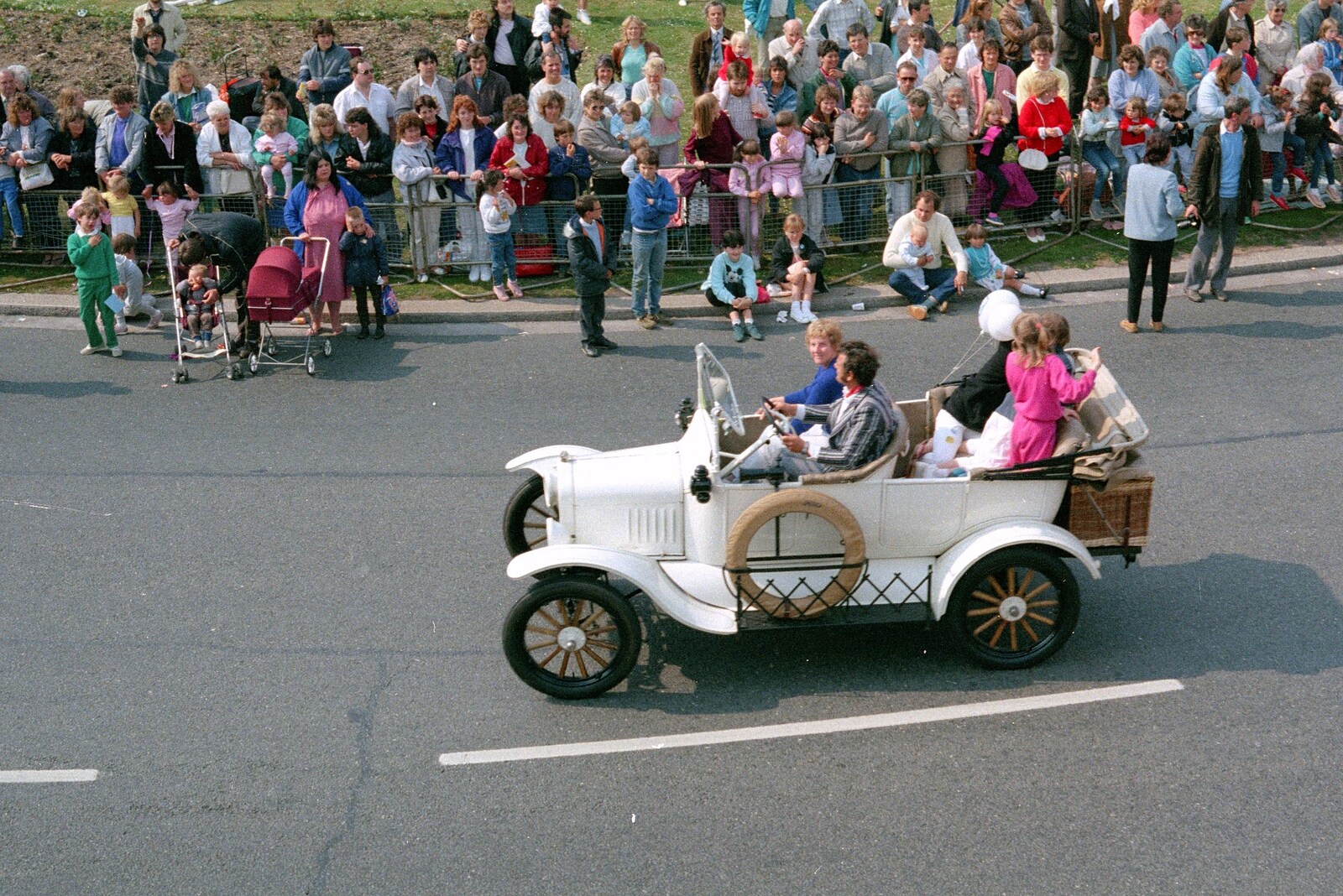The Model T Ford from last year is out from Chantal and Andy's Wedding, and the Lord Mayor's Parade, Plymouth - 20th May 1987