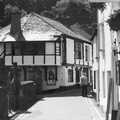 A half-timbered restaurant in Polperro, Uni: The Last Day of Term, Plymouth Polytechnic, Devon - 2nd June 1987