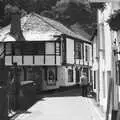 A half-timbered restaurant in Polperro, Uni: The Last Day of Term, Plymouth Polytechnic, Devon - 2nd June 1987