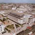 Dingles Department Store and Armada Way, Aerial Scenes of Plymouth, Devon - 28th June 1987